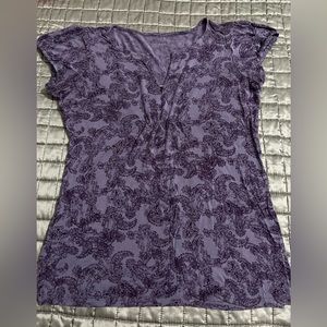 Calvin Klein Jeans size s, purple top.